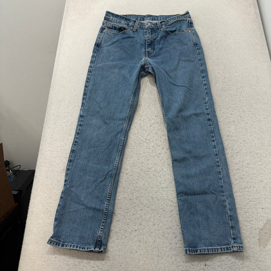 Levis Medium Wash Straight Leg Jeans Size 32x32 photo 2