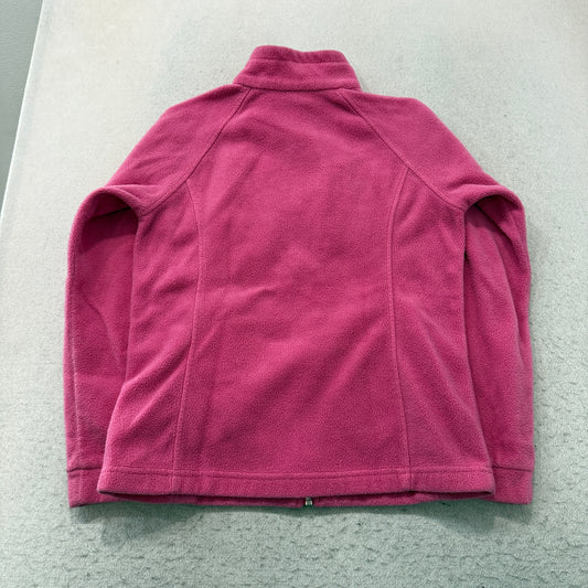 Columbia Women's Hot Pink Benton Springs Fleece Full Zip Jacket Outdoor Size L