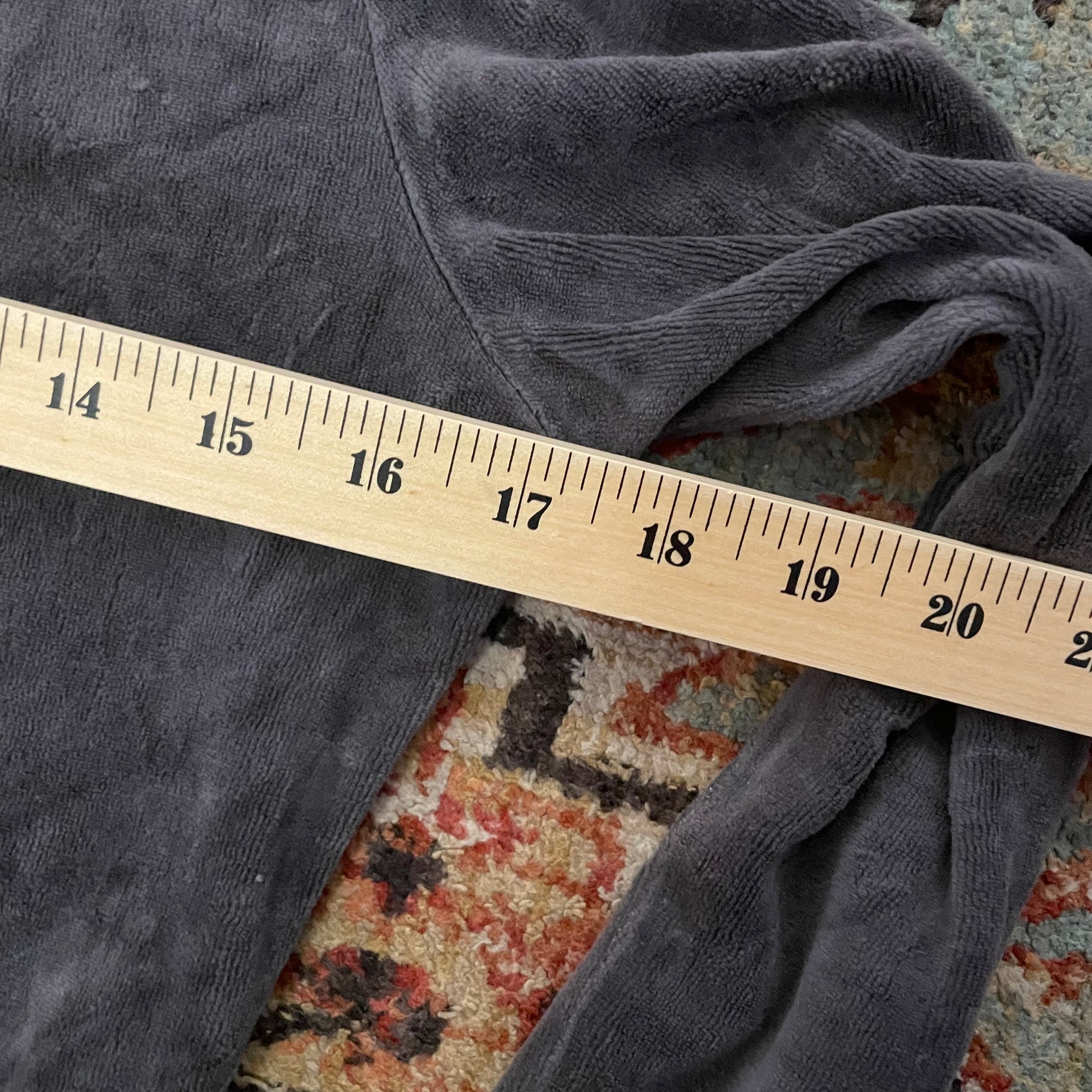 Vintage Juicy Couture Grey Velour Pink Glitter Crown Zip Hoodie Size M