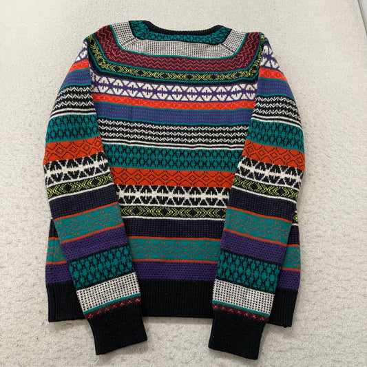 H&M Divided Fair Isle Multicolor Knit Sweater Size M photo 2