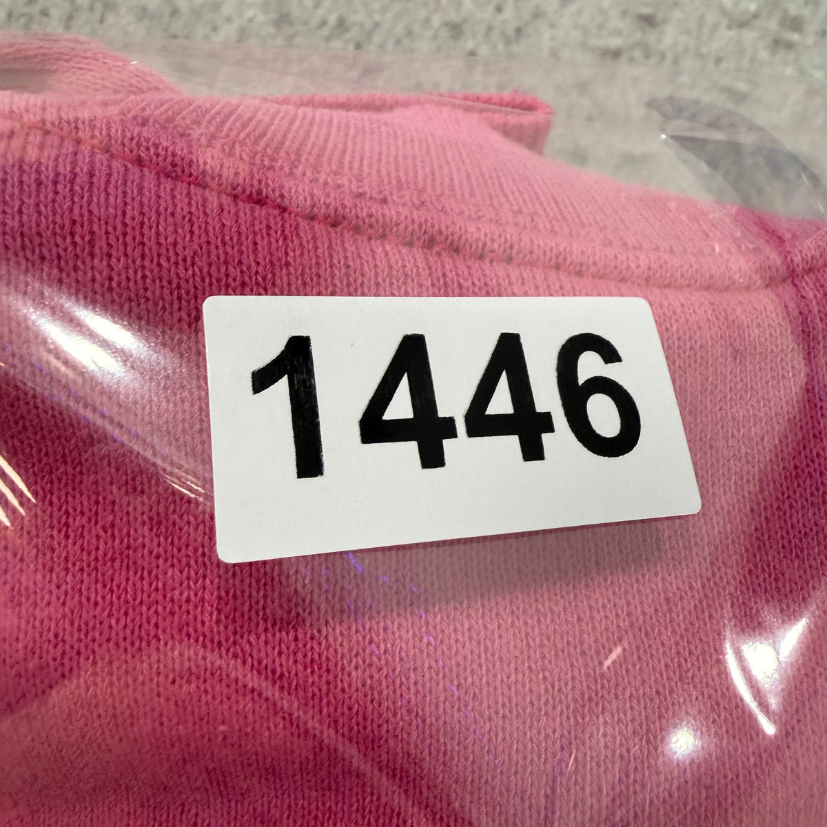 Bassett-Walker Vintage Pink Blank Raglan Crewneck Sweatshirt Size XL photo 6