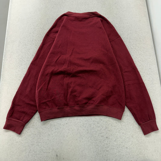 Murina Heavyweight Maroon Blank Crewneck Sweatshirt USA Size XL photo 2