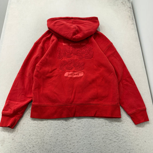 Cotton On Body Wellness Club Women's Red Pullover Hoodie Pockets Classic Size S