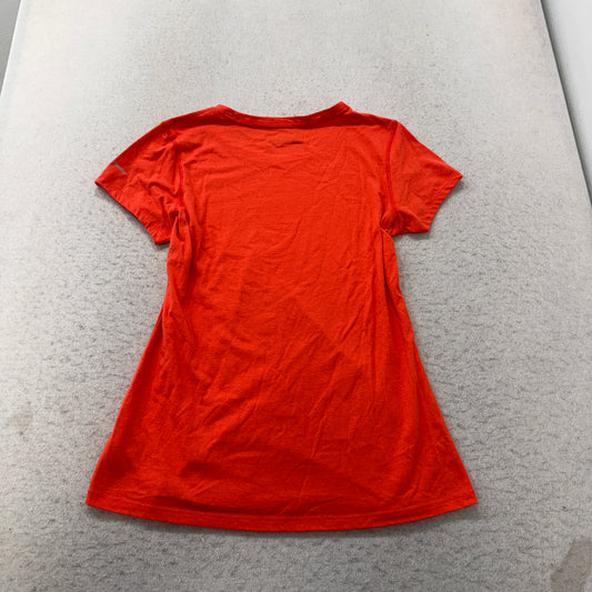 Columbia Omni-Wick orange athletic tee back