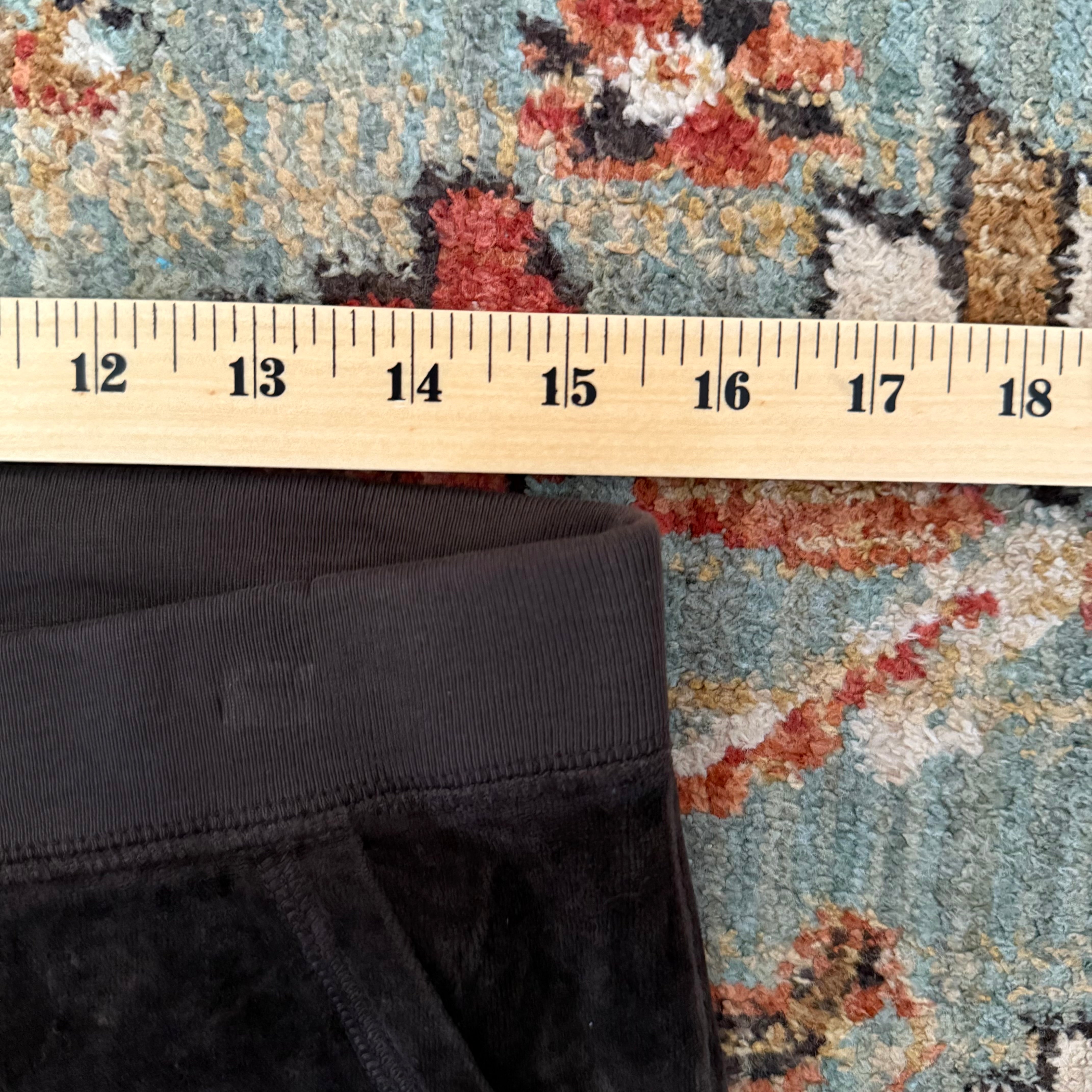 Vintage Juicy Couture Brown Velour Flare Pants Snap Pocket Size M