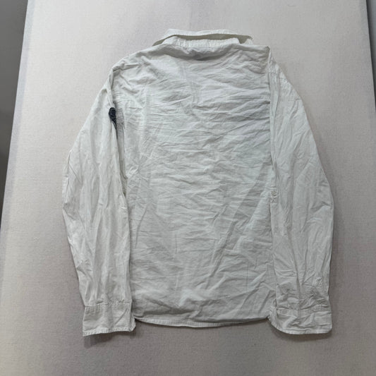 MMA Elite white graphic button-up shirt size XL
