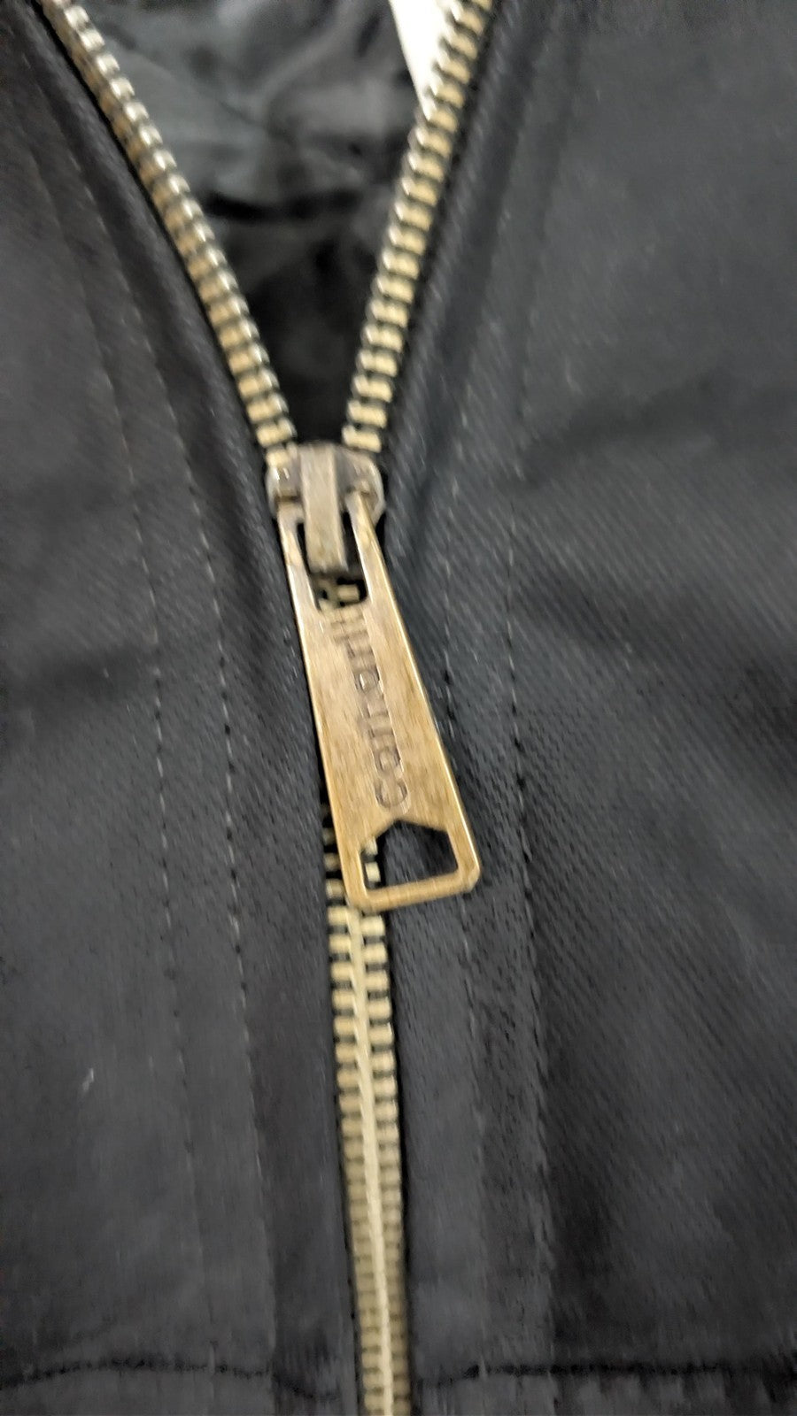 Carhartt Reworked Black Canvas Jacket | NWT