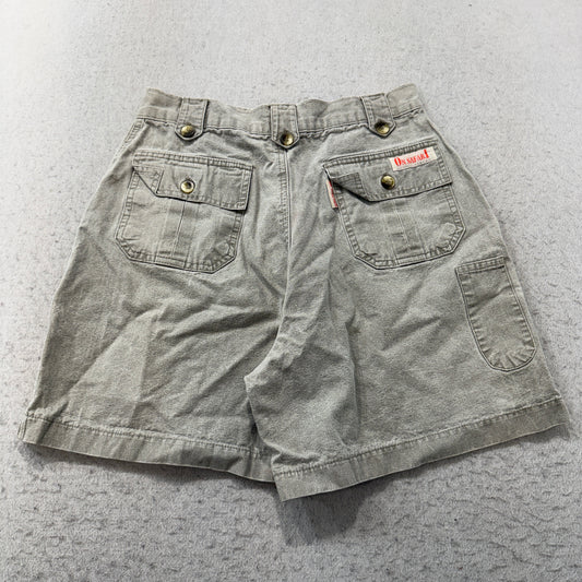 On Safari Vintage Adventure Wear Cargo Shorts Gray Size 12 photo 2