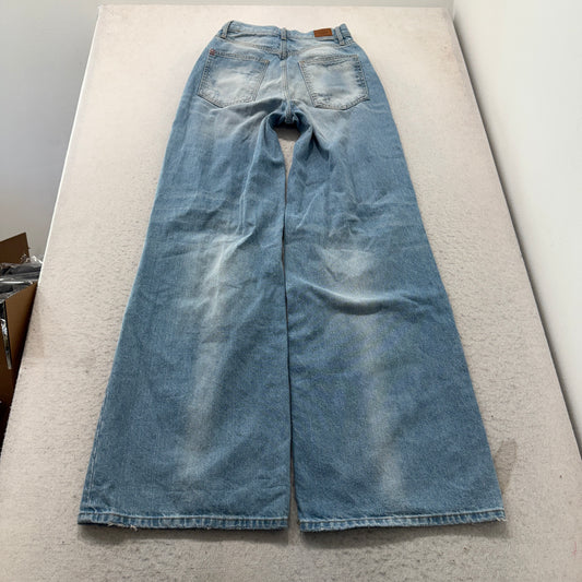 BDG Urban Outfitters Skater Baggy Womens Blue Denim Jeans Distressed Y2K Size 25