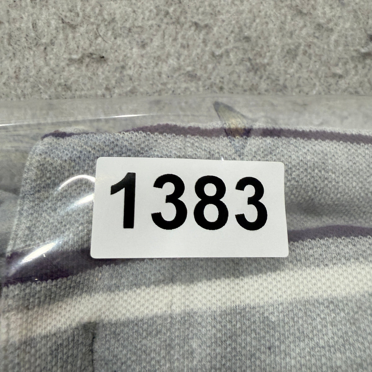 Faded Glory polo SKU tag 1383
