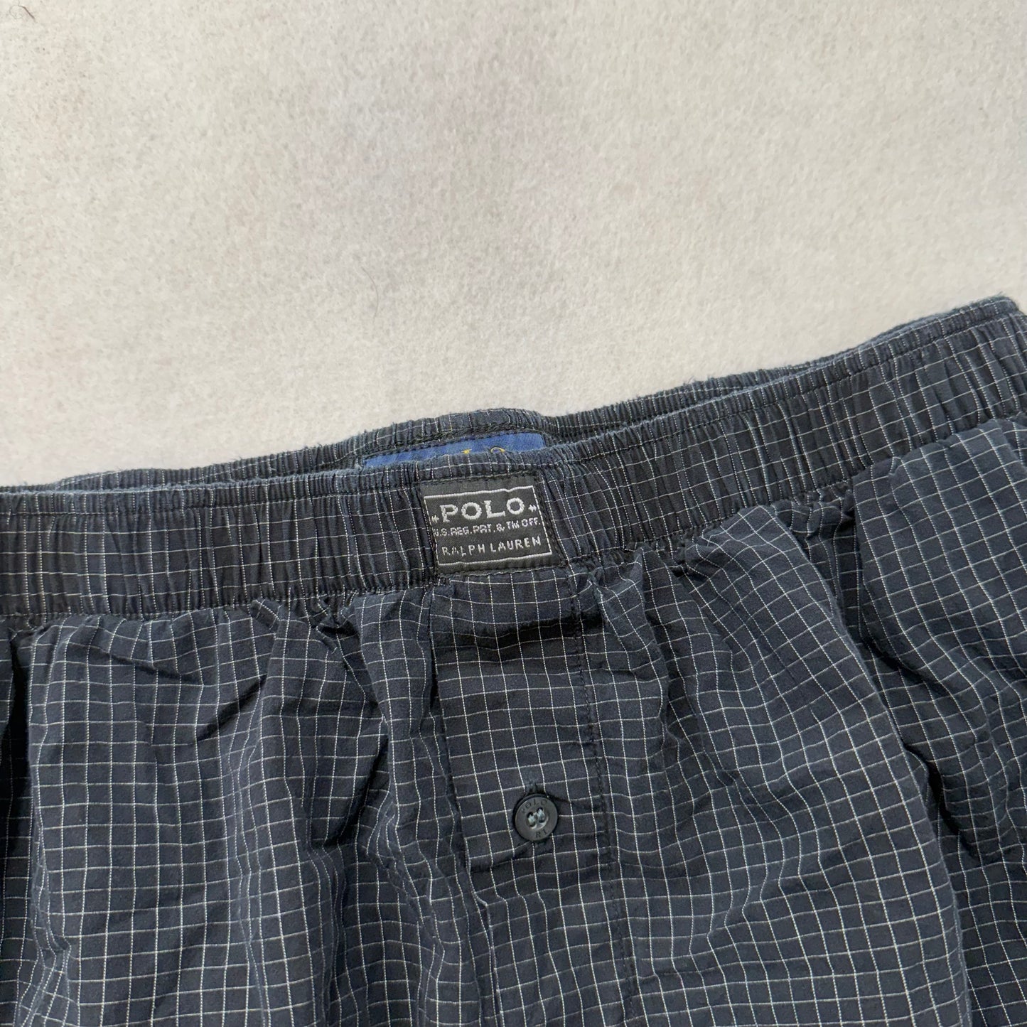 Polo Ralph Lauren Men's Black Plaid Soho Check Pajama Pants Sleepwear Size M