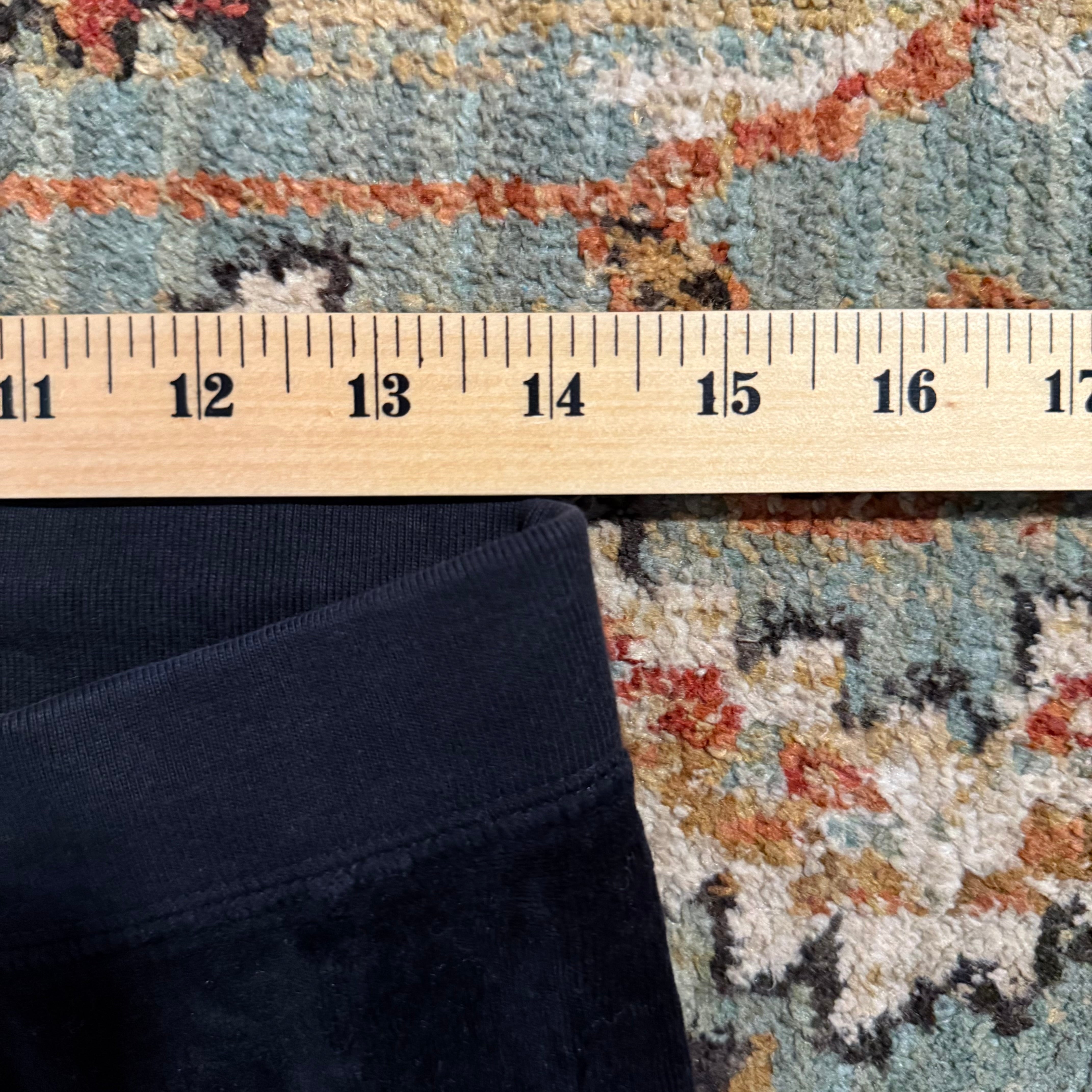 Vintage Juicy Couture Black Velour Flared Pants Size S