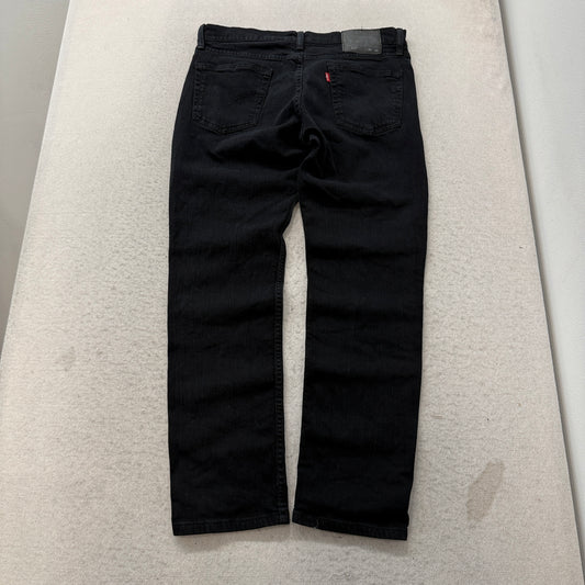 Levi's 511 Men's Black Denim Jeans Slim FIt Zip-Fly Pockets Classic Size W34xL30
