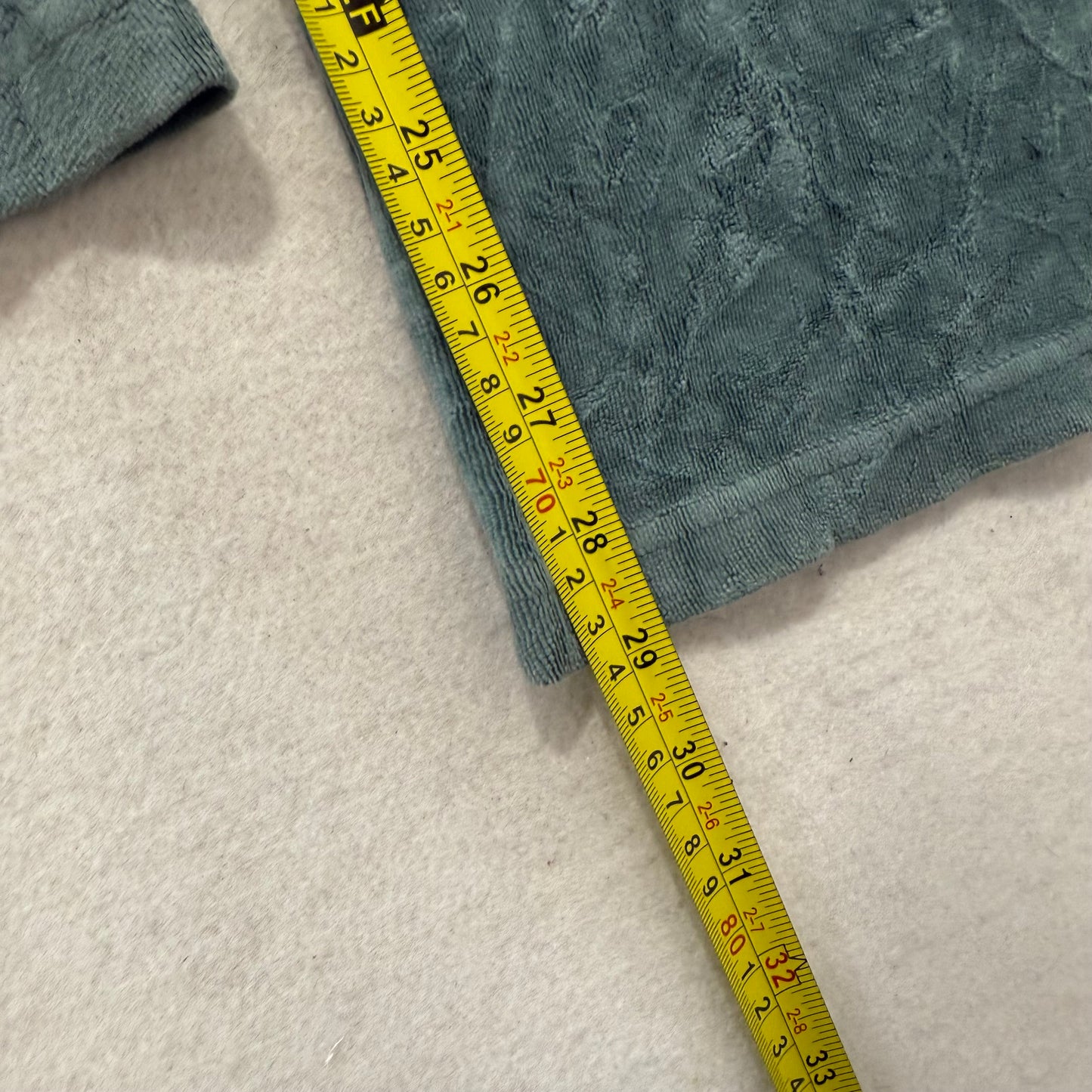 Juicy Couture Green Velour Flared Track Pants Loungewear Pull-On Low Rise Size S