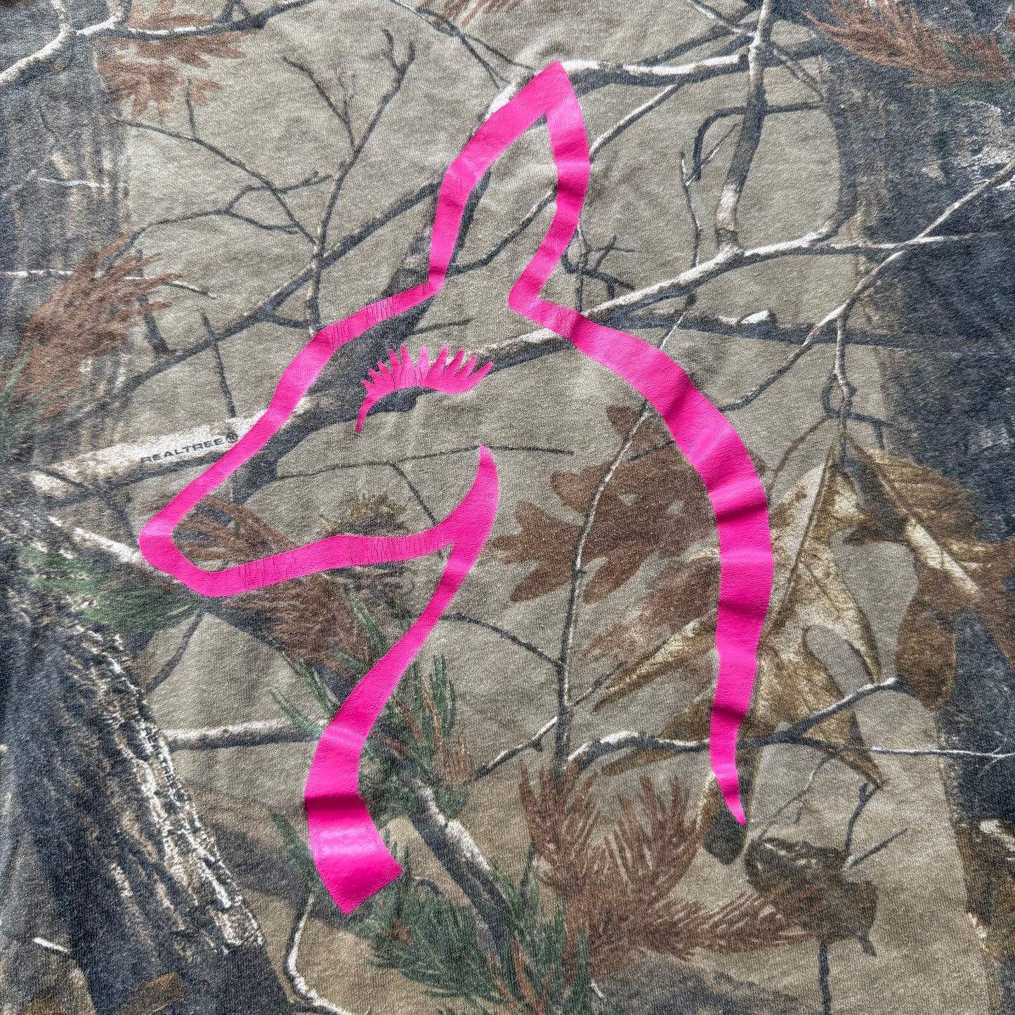 Russell Outdoors Men's Realtree Cotton T-Shirt Short Sleeves Crewneck Y2K Size S