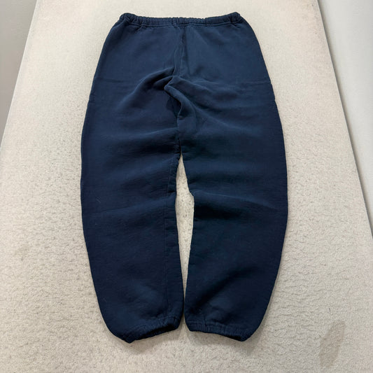 Vintage CSUS Sacramento State Sweatpants Navy Blue Fleece Cuffed Size L photo 2