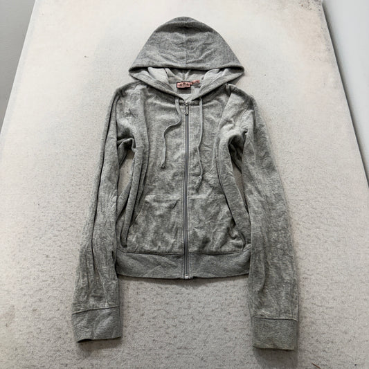 Vintage Juicy Couture Cupcake Couture Womens Grey Velour Tracksuit Set Size L/XL