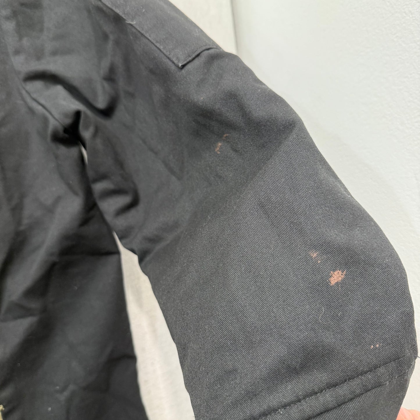 Dickies Men's Black Tan Quilted Lined Full-Zip Workwear Eisenhower Jacket Size L