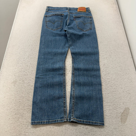 Levis 527 Slim Boot Cut Jeans Light Wash Size 31x30 photo 2