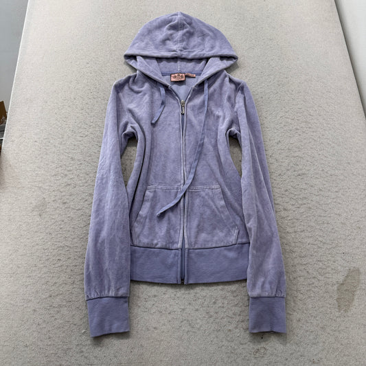 Juicy Couture Lavender Velour Hoodie, size S – photo 2 of 6