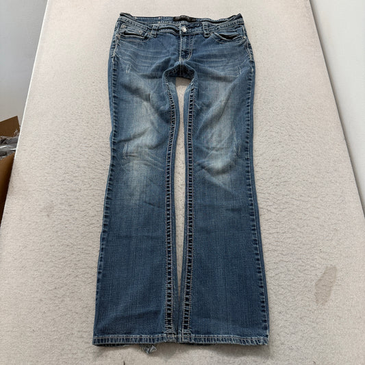 rue21 Medium wash blue Denim Jeans, size 13/14R – photo 2 of 8
