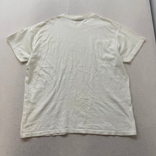 Armani Exchange AX White Logo Graphic T-Shirt Made in USA Size L