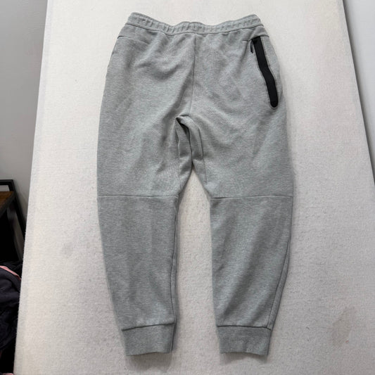 Nike Sportswear Men's Heather Gray Tech Fleece Joggers Pants Drawstring Size L