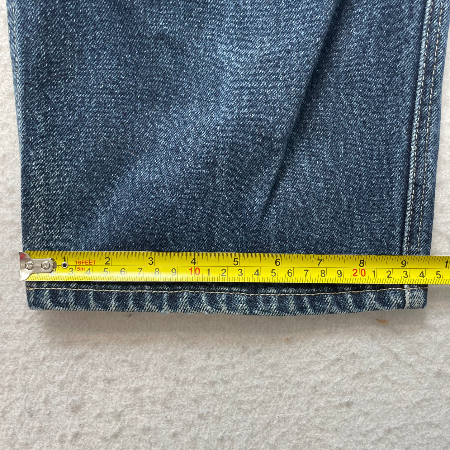 Sean John Men's Blue Denim Wide Leg Baggy Jeans Streetwear Loose Fit Y2k Size 34
