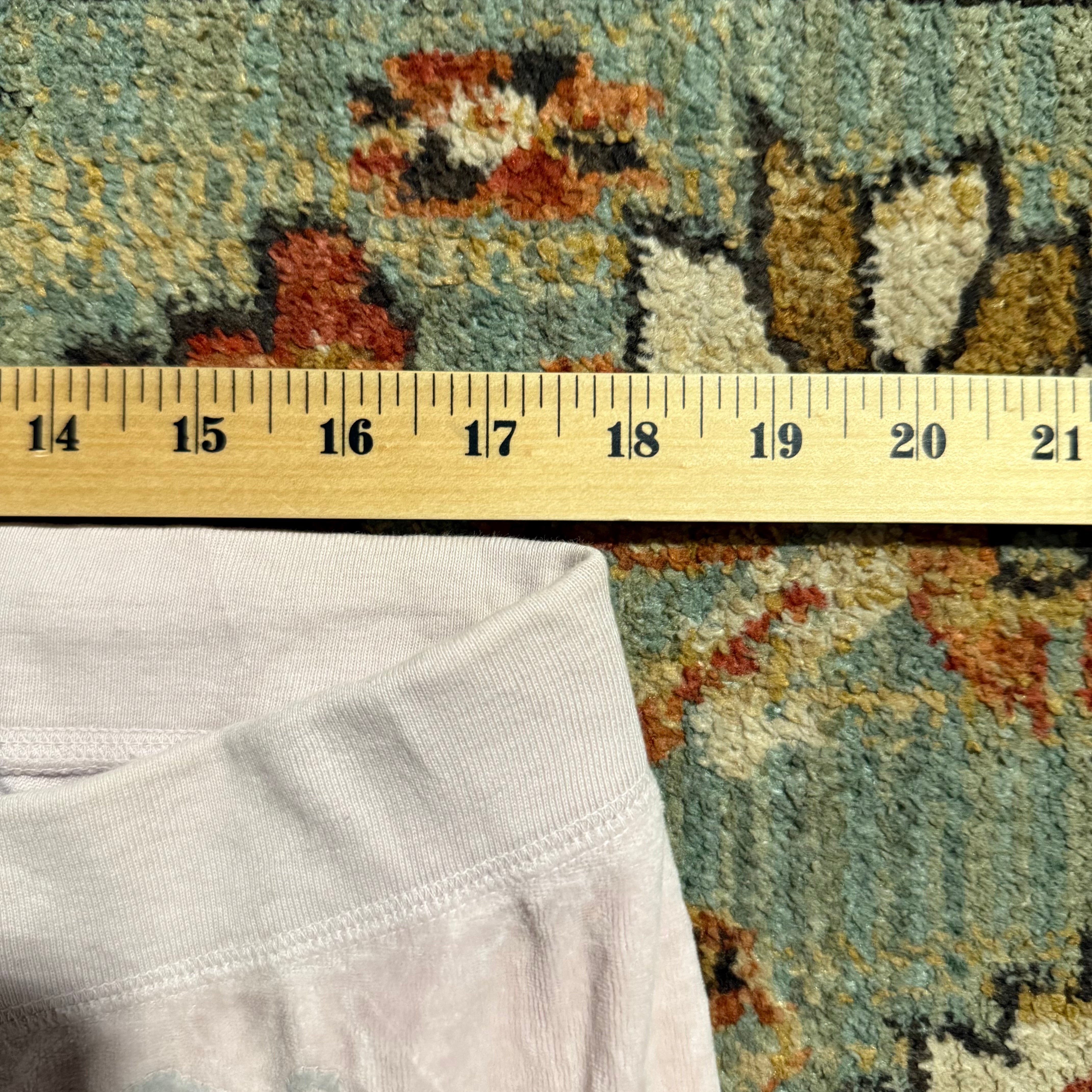 Vintage Juicy Couture Baby Pink Velour Crown Logo Pants Size XL