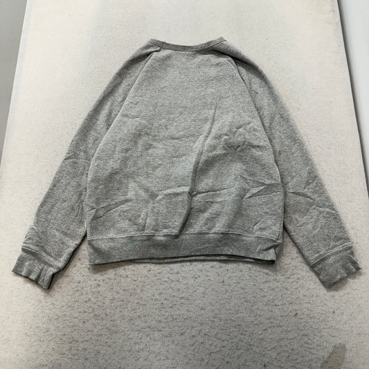 Vintage Obey OG Men's Heather Gray Fleece Sweatshirt Logo Y2K Made In USA Size S