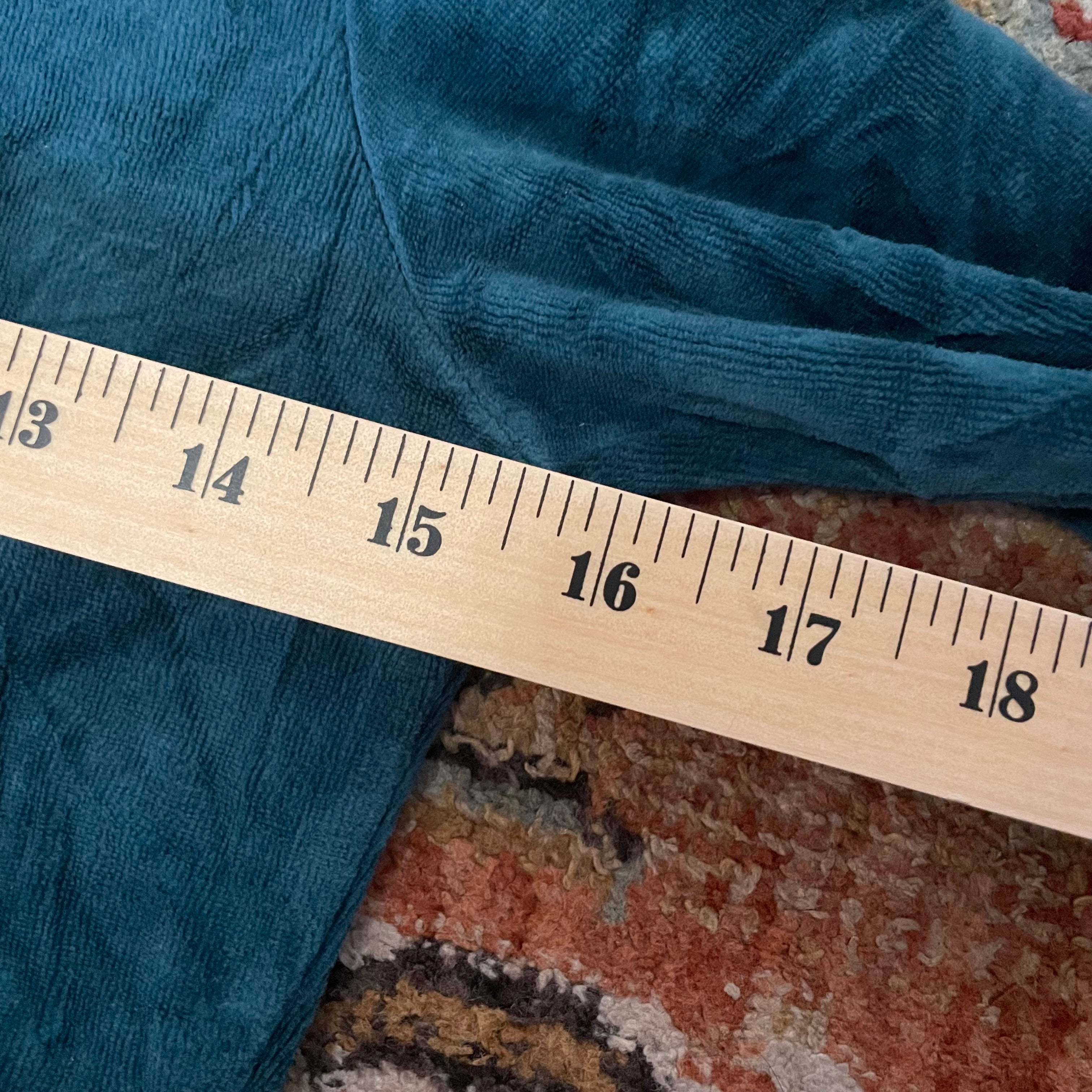Vintage Juicy Couture velour zip hoodie teal green Sugar & Diamonds back graphic Size S