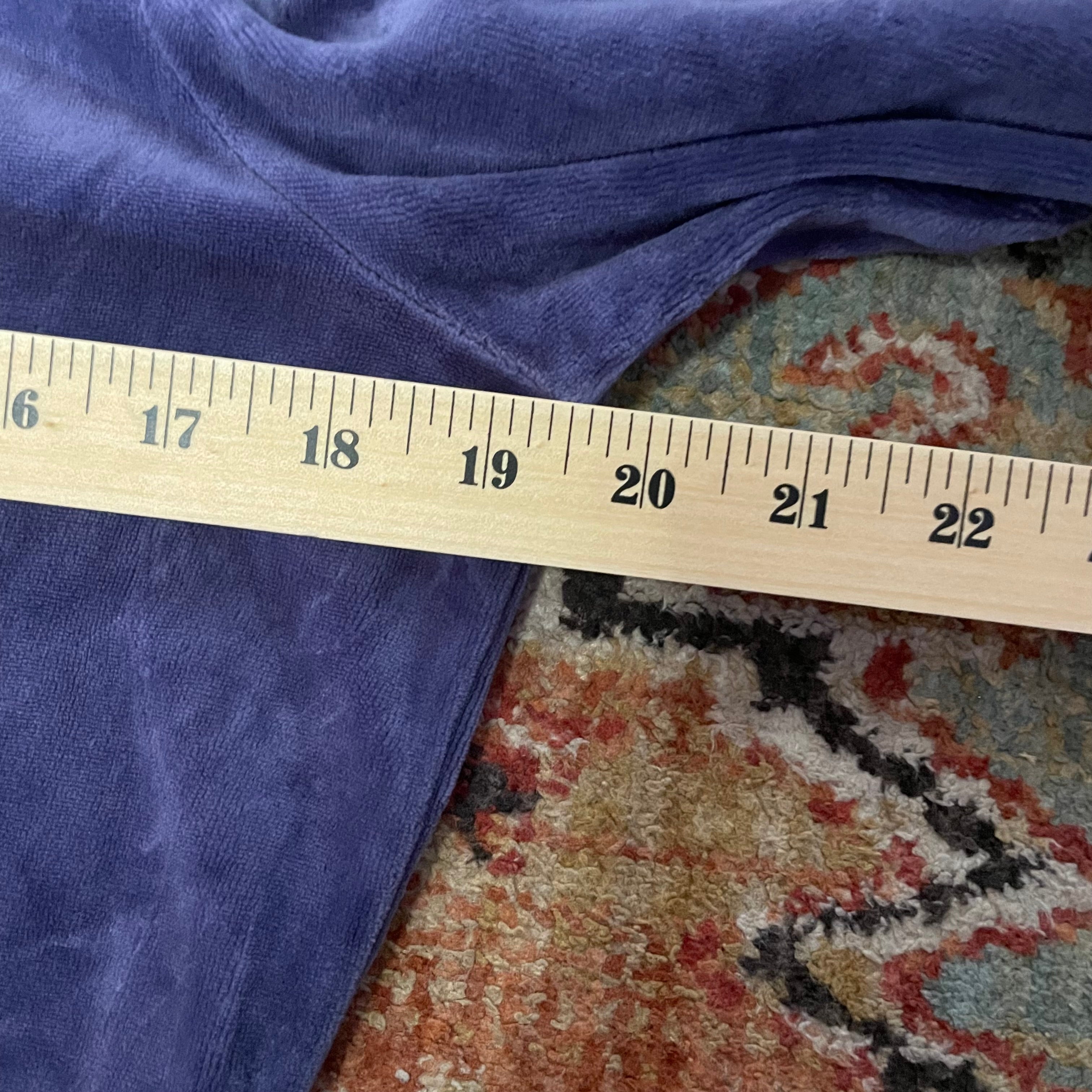 Vintage Juicy Couture Purple Velour Zip Hoodie Size M