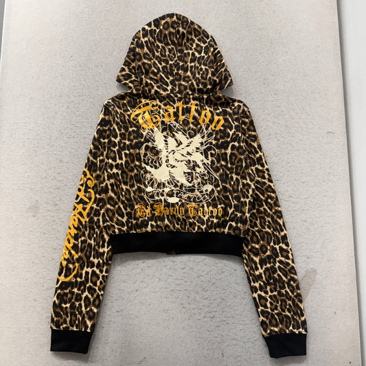 ED HARDY "Broken Heart" LOEPARD FLARED MATCHING SET