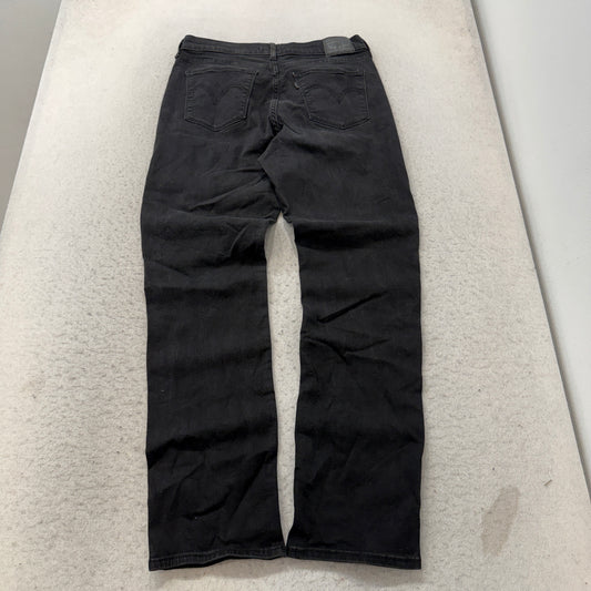 Levi's Denim Jeans Men's Black Wash Straight Leg Five Pocket Classic Size 30x32 photo 2