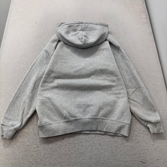 No Comment New York Men's Light Grey Fleece Pullover Hoodie Torch Classic Size M