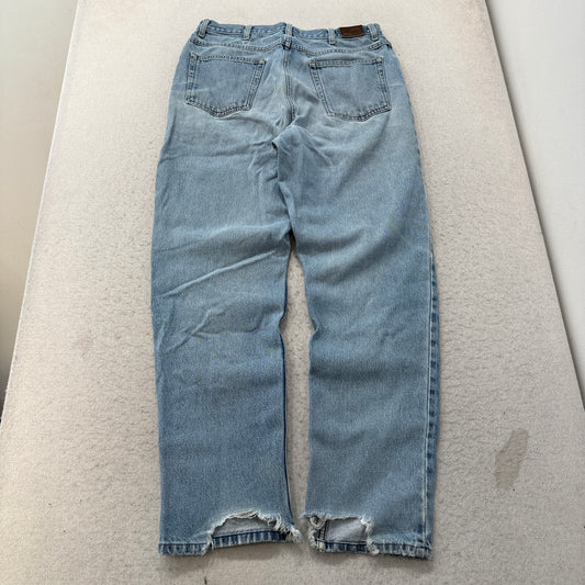 L.L.Bean Natural Fit Light Wash Jeans Size 34x32 photo 2