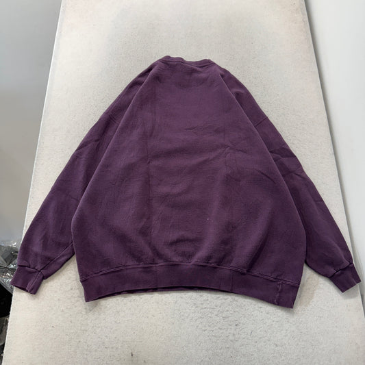 Oarsman Vintage City Club Marietta Purple Crewneck Sweatshirt Size XXL photo 2
