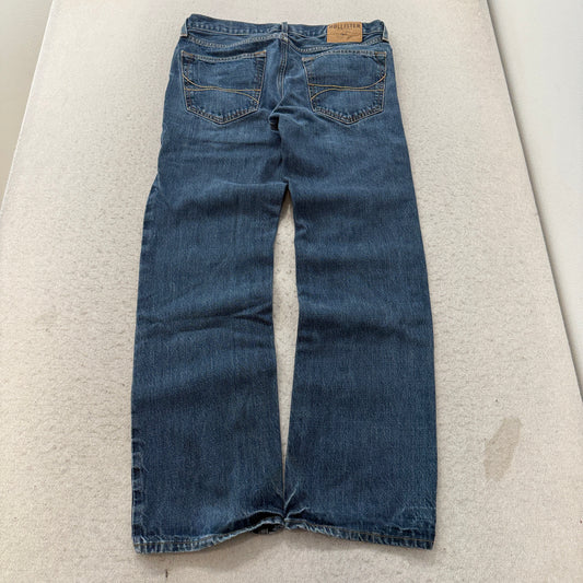 Hollister Medium Wash Straight Jeans Size 32x30 photo 2