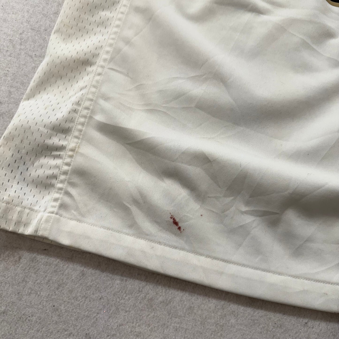 Nike Alvin Kamara New Orleans Men's White Cotton T-Shirt Short Sleeves Size L