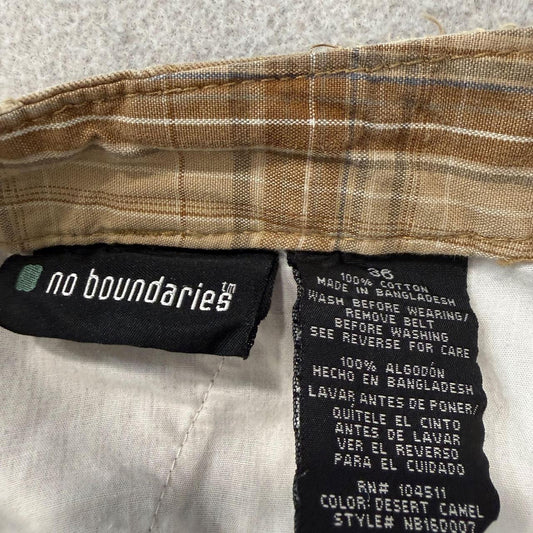 Vintage Y2K 2000's Baggy Distressed Tan Cargo Shorts