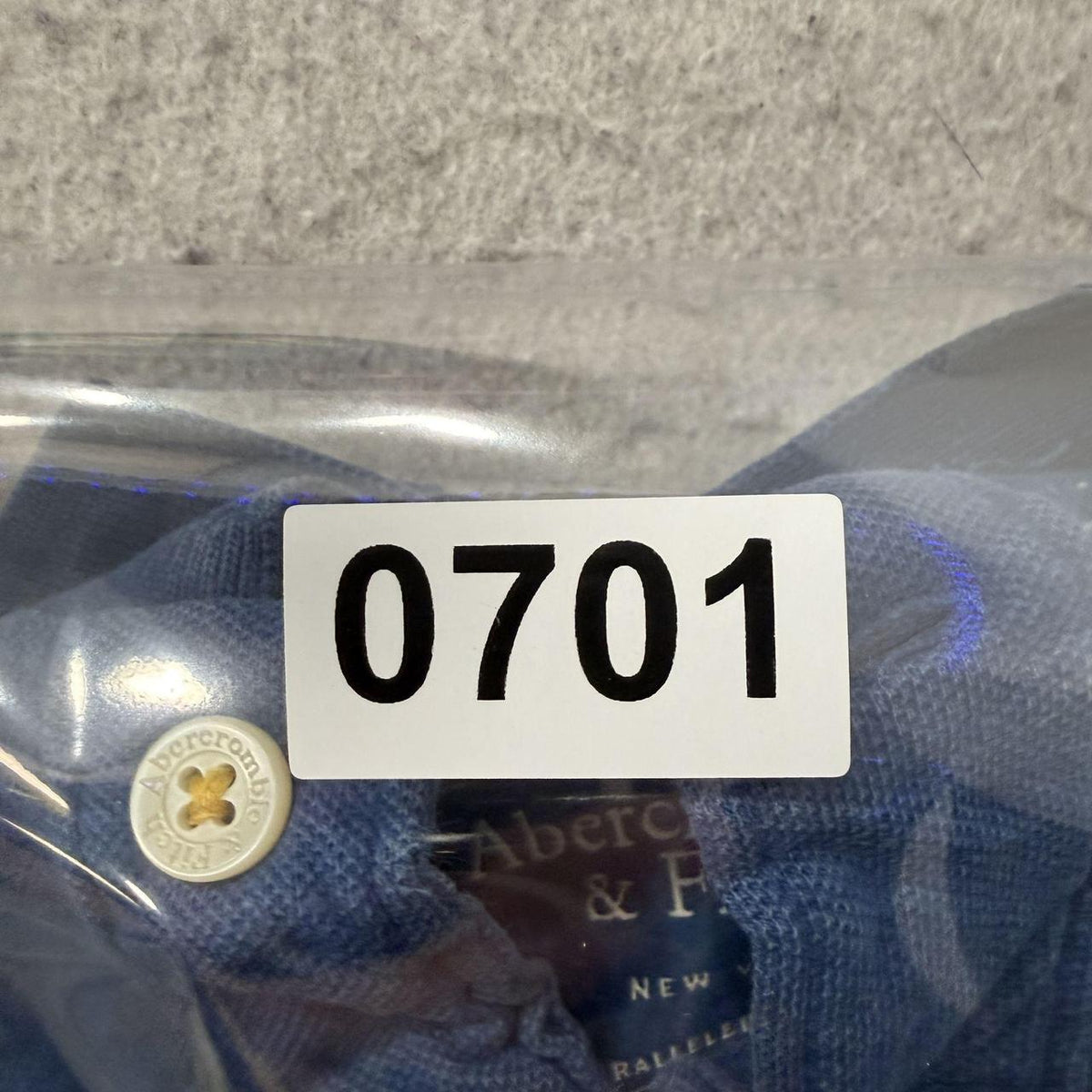 Vintage Y2K 2000's Abercrombie & Fitch Navy Oversized Polo Shirt