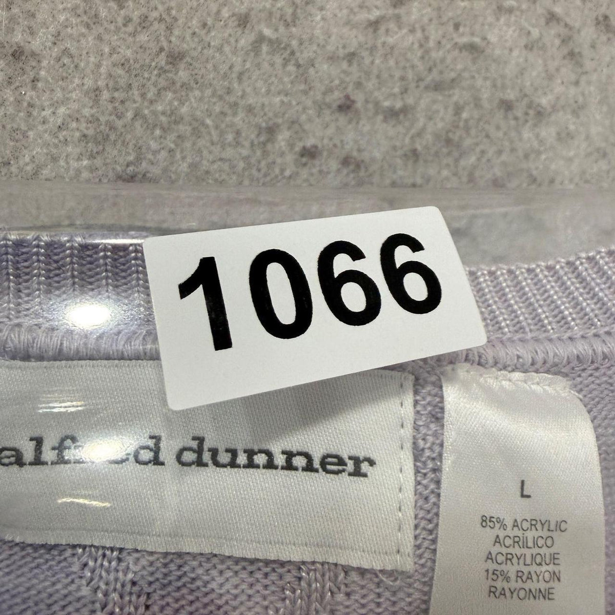 Vintage Y2K 2000's Women's Alfred Dunner Lavender Boxy Quilted Tee