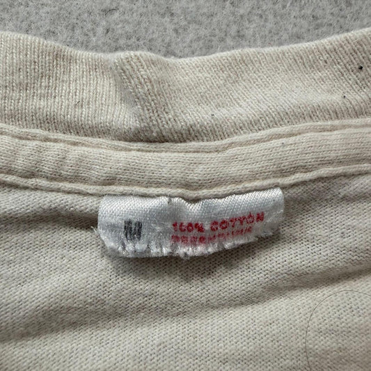 Vintage Y2K 2000's Calvin Klein Cream Graphic Tee