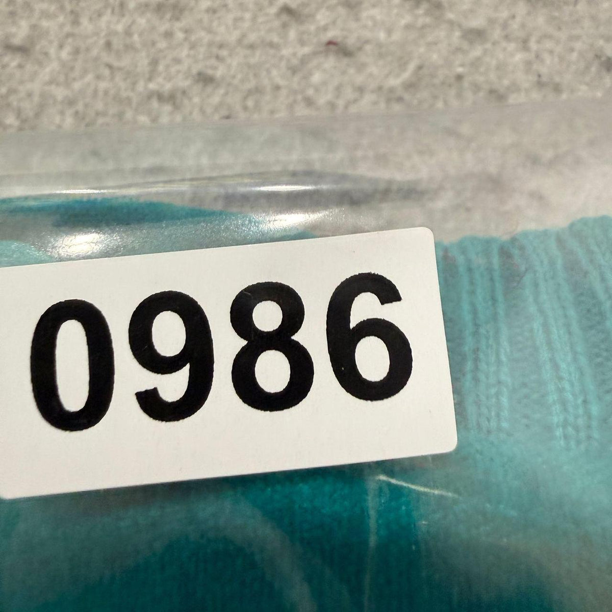 Vintage Y2K 2000's Women's ORSYS Teal Black Boxy Colorblock Crewneck