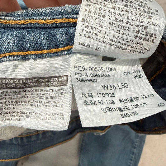 Vintage Y2K 2000's Faded Open Leg Jeans