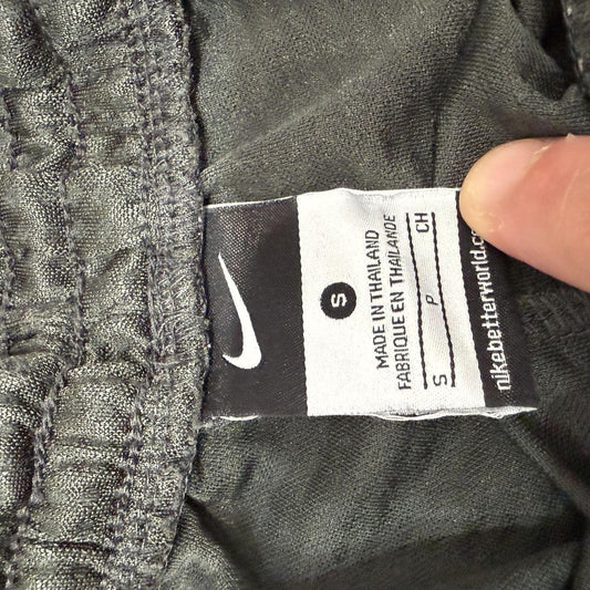 Vintage Y2K 2000's Nike Olive Green Baggy Track Shorts