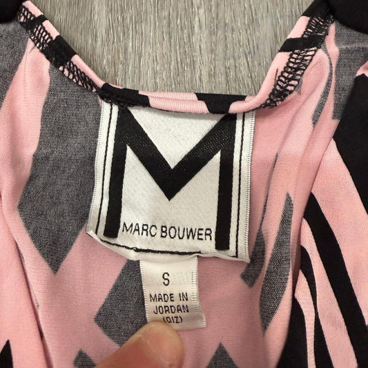 Vintage Y2K 2000's Marc Bouwer Pink Boxy Abstract Wrap Top