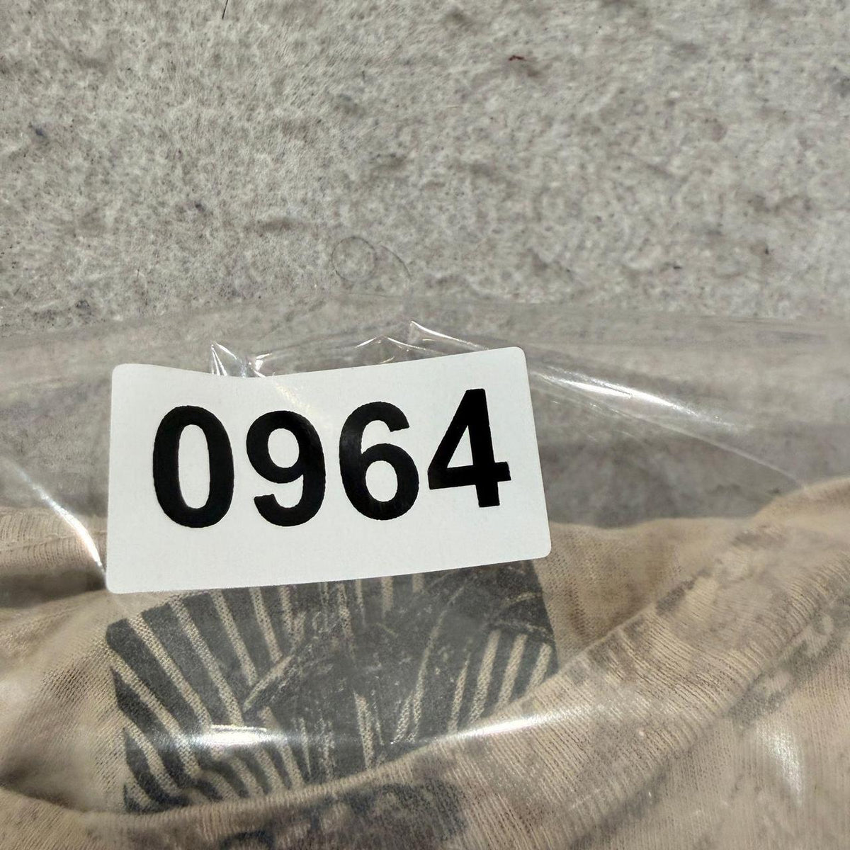 Vintage Y2K 2000's Affliction Beige Distressed Faded Graphic Tee
