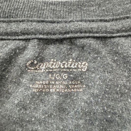 Vintage Y2K 2000's Seatgraph's Heather Grey Oregon Ducks Graphic Tee