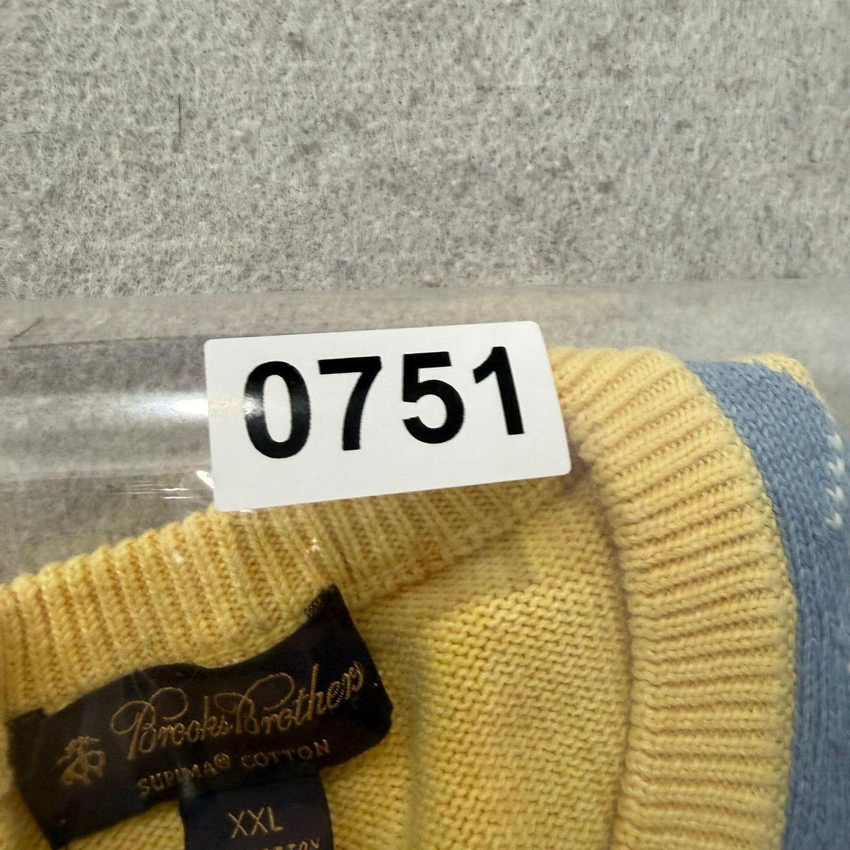 Vintage Y2K 2000's Brooks Brothers Yellow Argyle Boxy Vest